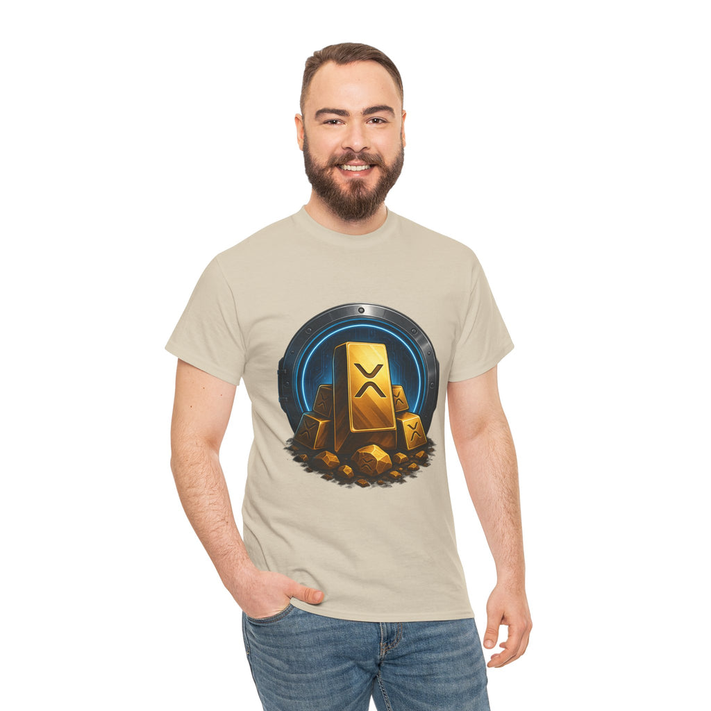 Crypto Gold Bars T-Shirt — Ripple (XRP) Stack Graphic Tee