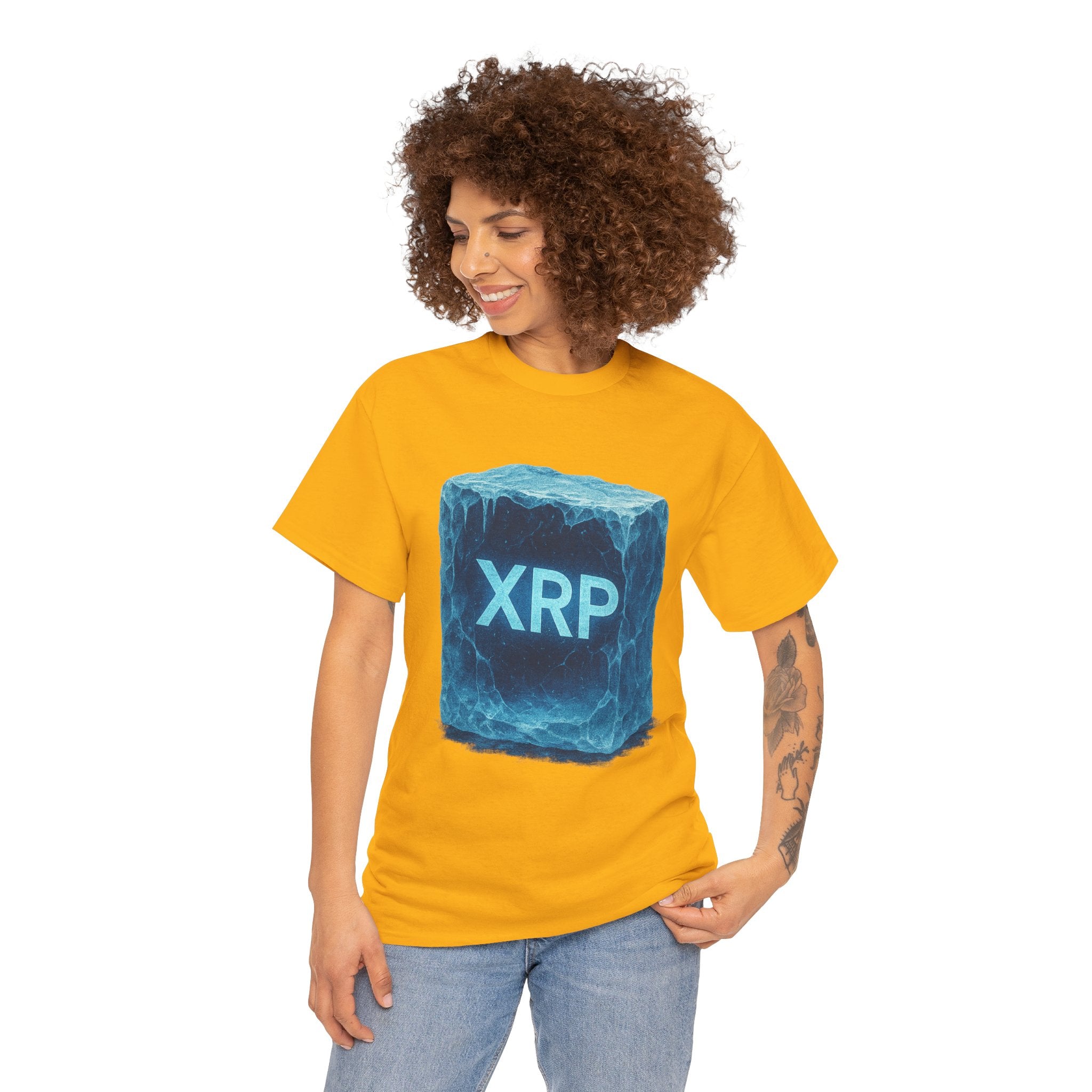 XRP Ice Block Tee — Crypto Ripple Logo T-Shirt
