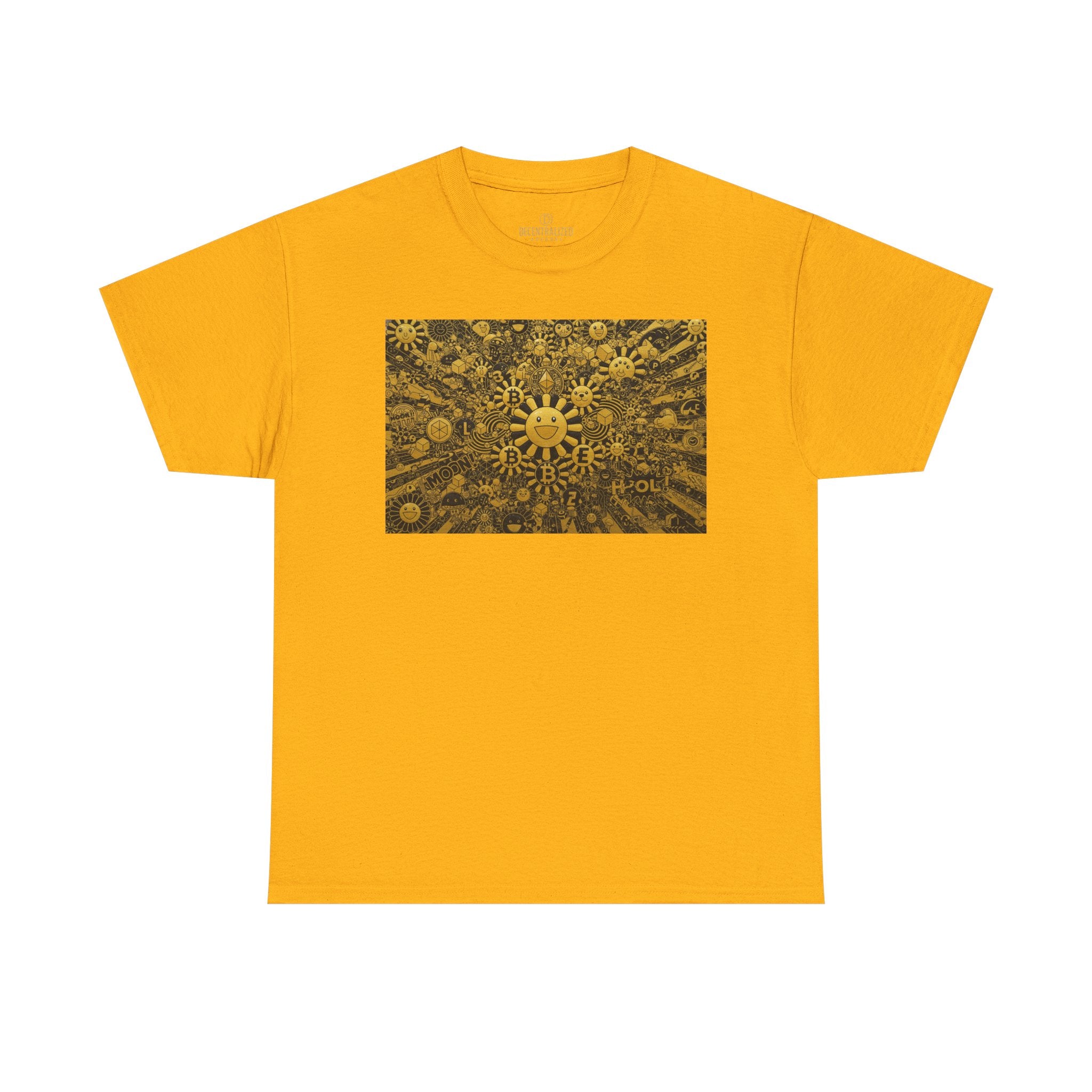 Sunflower Burst T‑Shirt — Golden Sunflower Pattern Tee