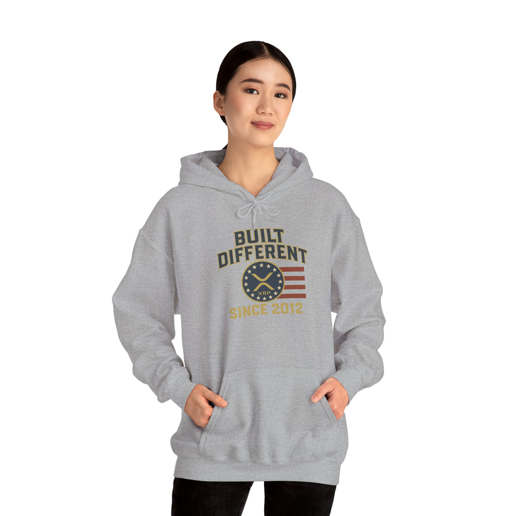 Built Different Hoodie • 'Built Different Since 2012' Patriotic Casual Pullover