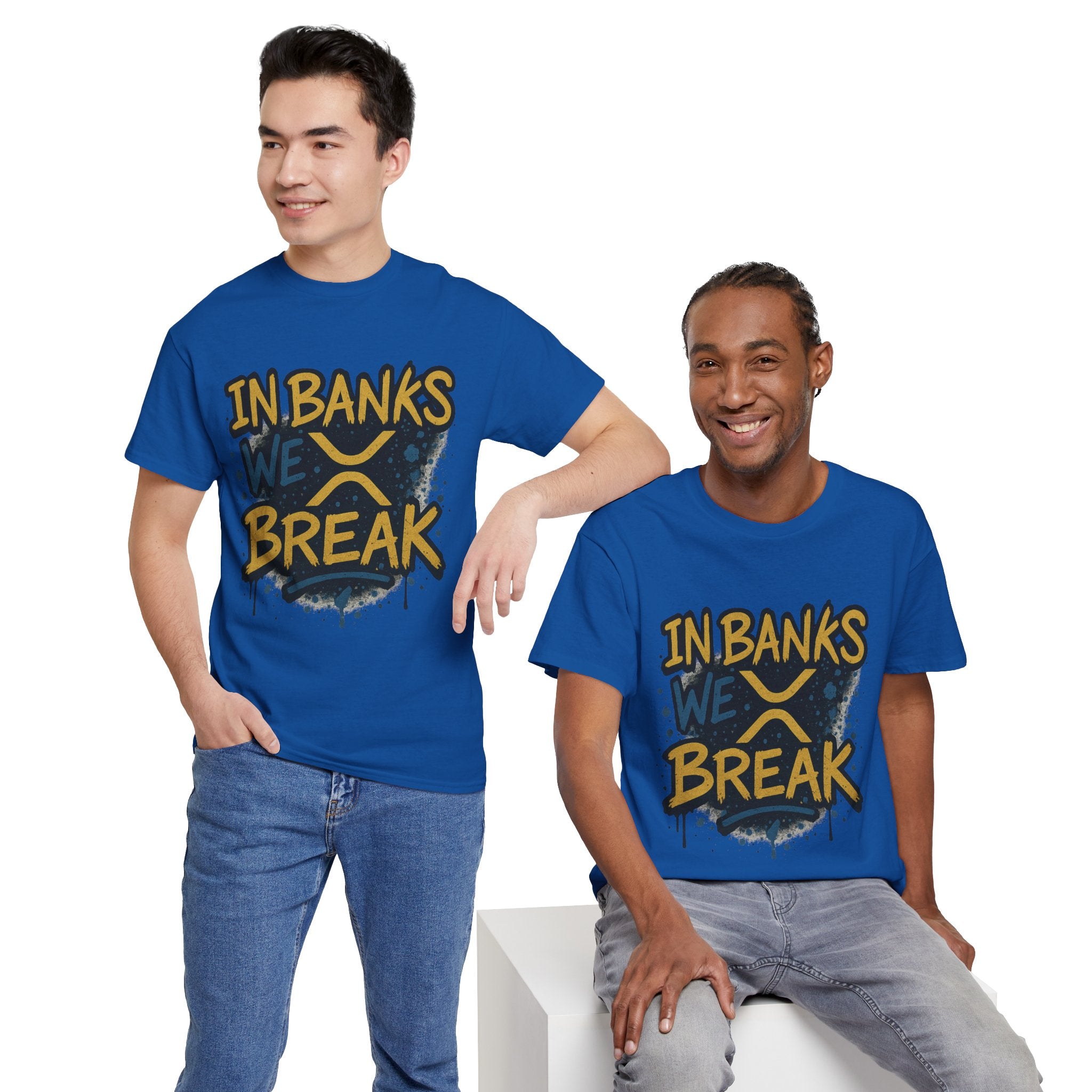 Ripple 'In Banks We Break' Graphic Tee — Crypto XRP Streetwear