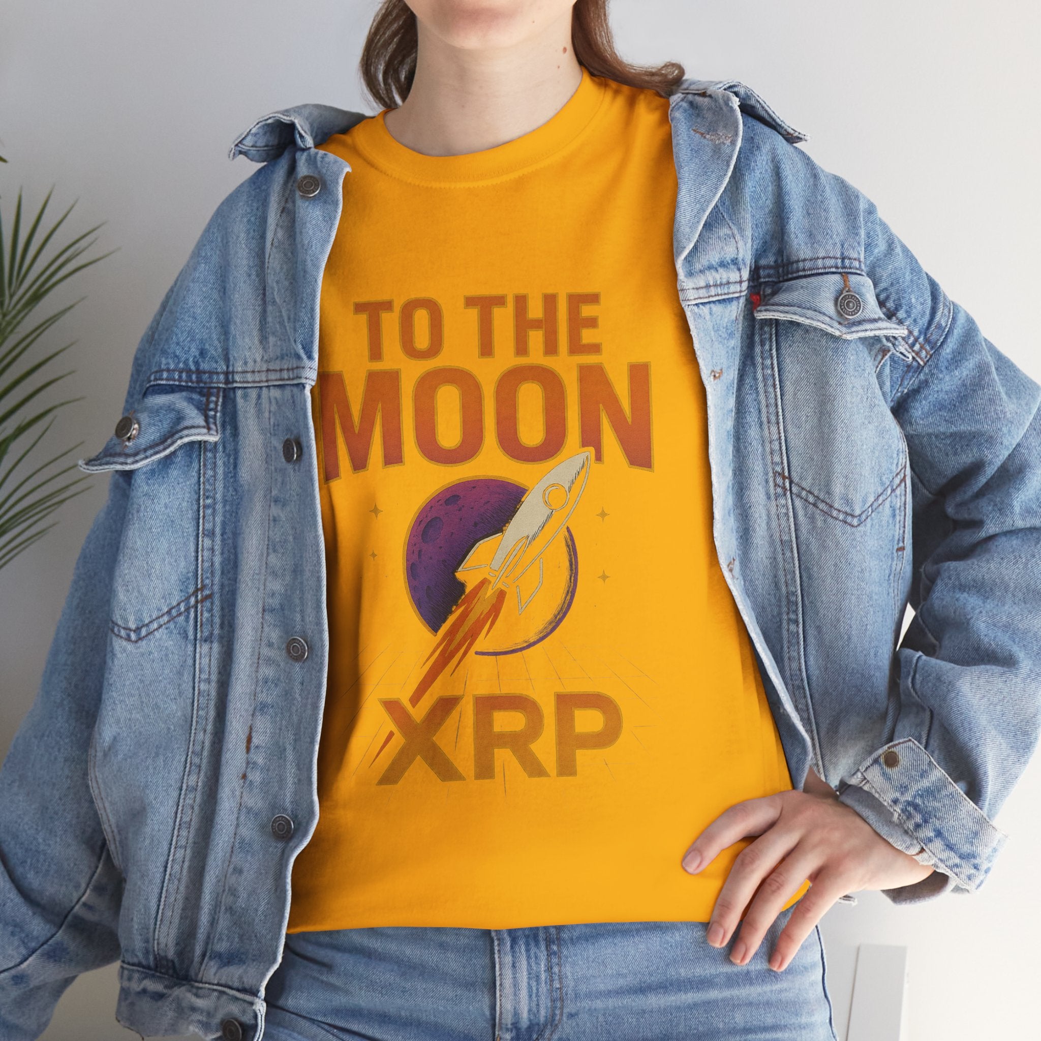 XRP To The Moon Tee — Cryptocurrency Investor Rocket Shirt