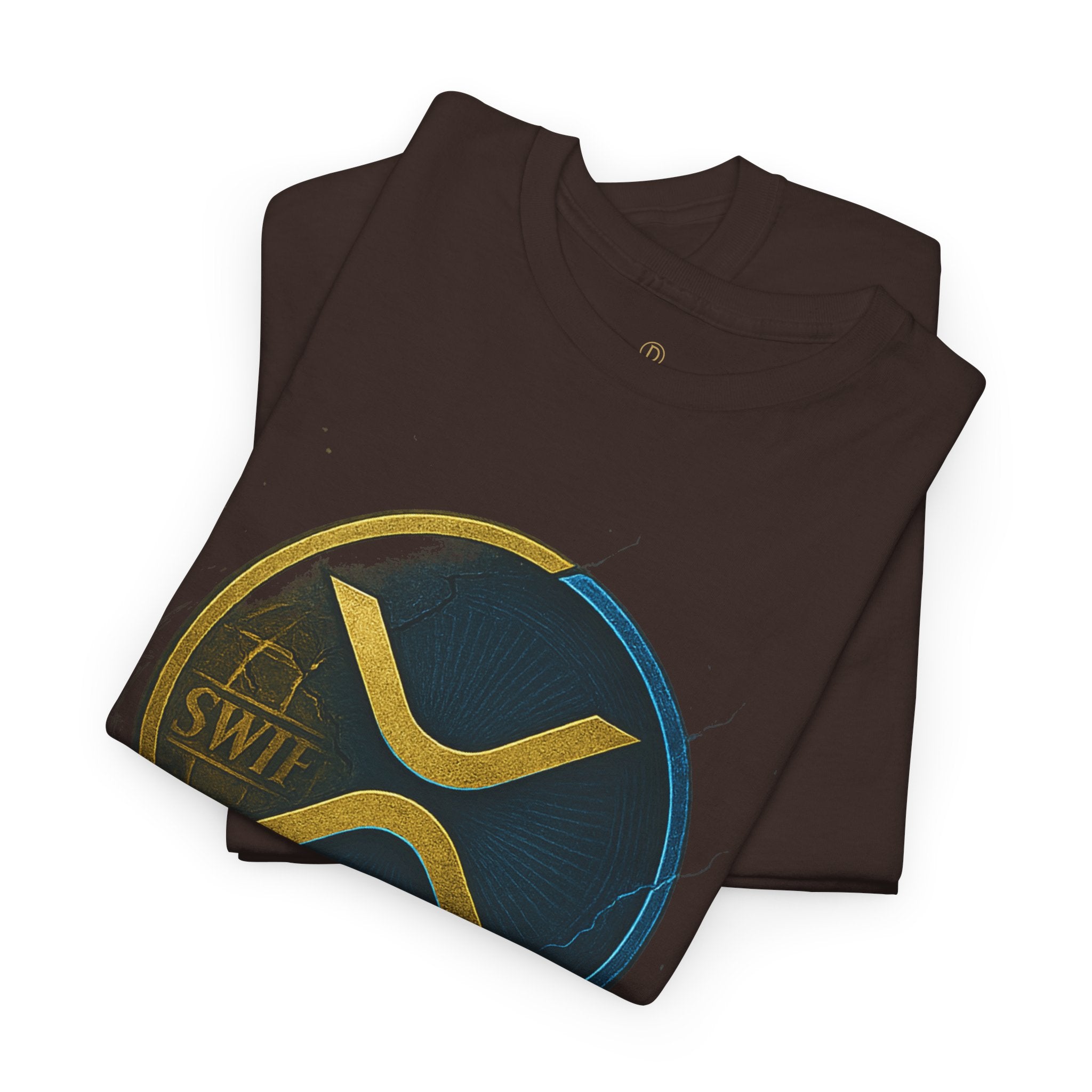 XRP 'Replaces Swift' Cotton Tee — Crypto Ripple Logo T-Shirt