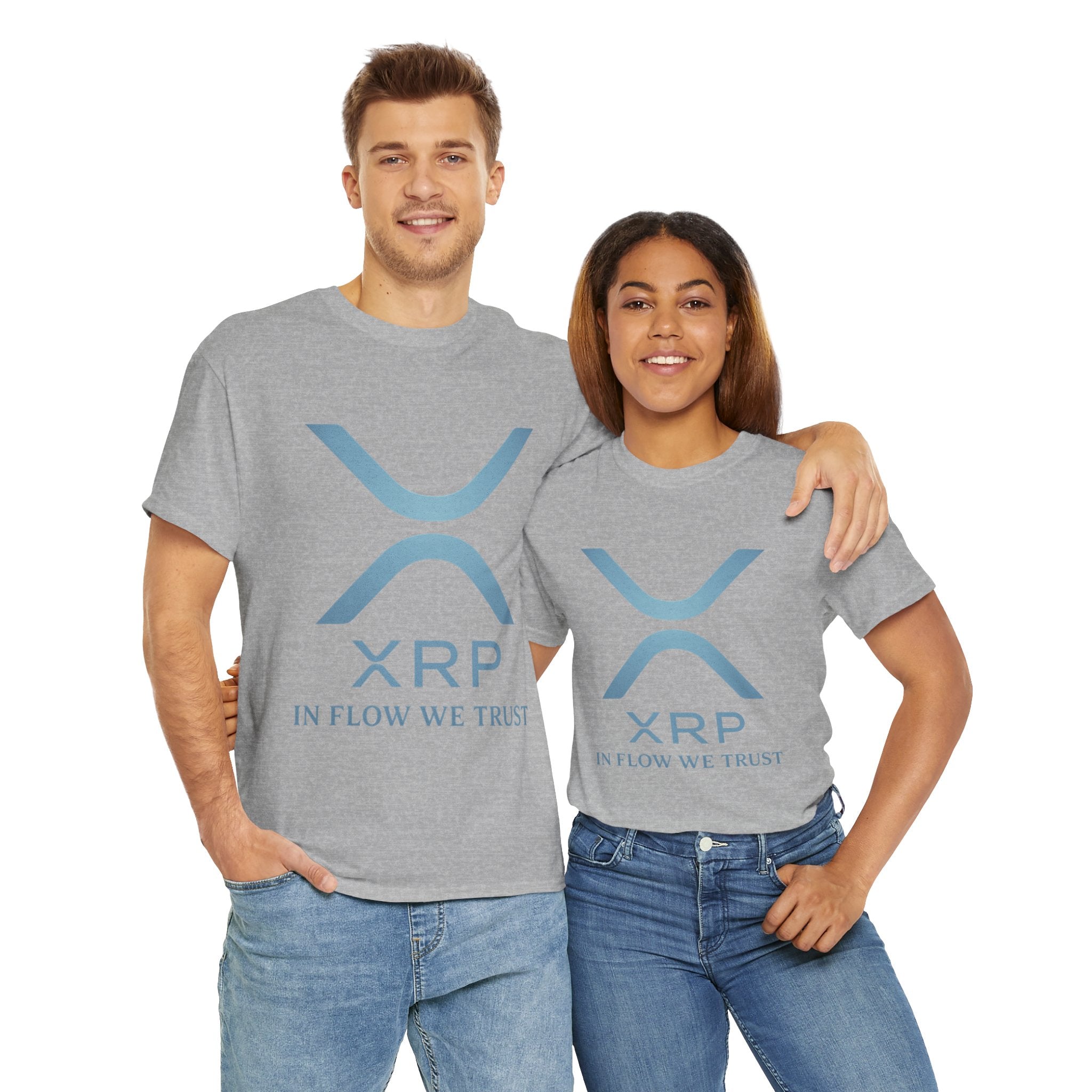 XRP Crypto Tee — "In Flow We Trust" Ripple Logo T-Shirt