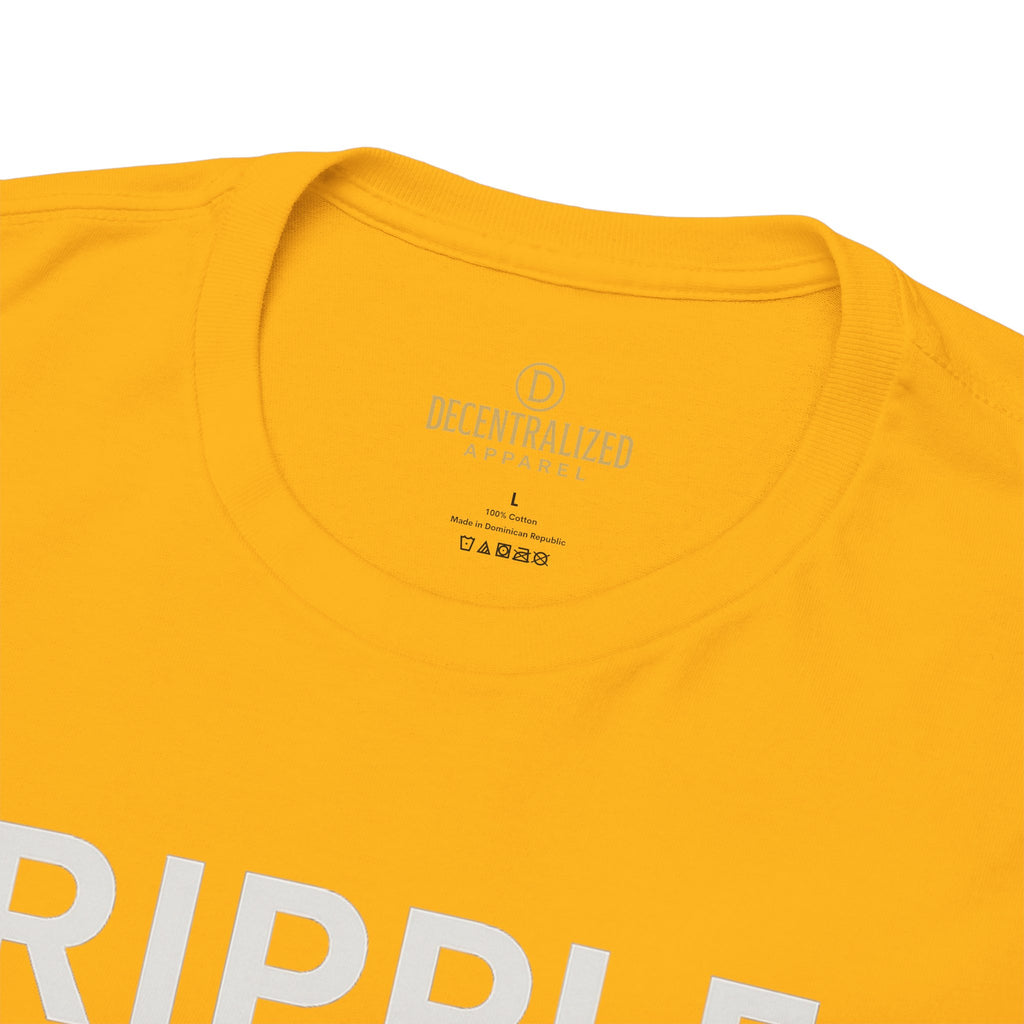 Ripple Effect XRP Tee — Minimal Cryptocurrency Logo T-Shirt