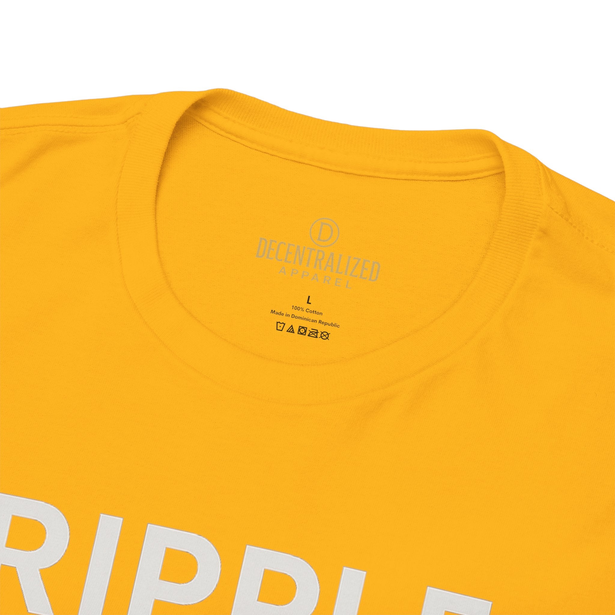 Ripple Effect XRP Tee — Minimal Cryptocurrency Logo T-Shirt