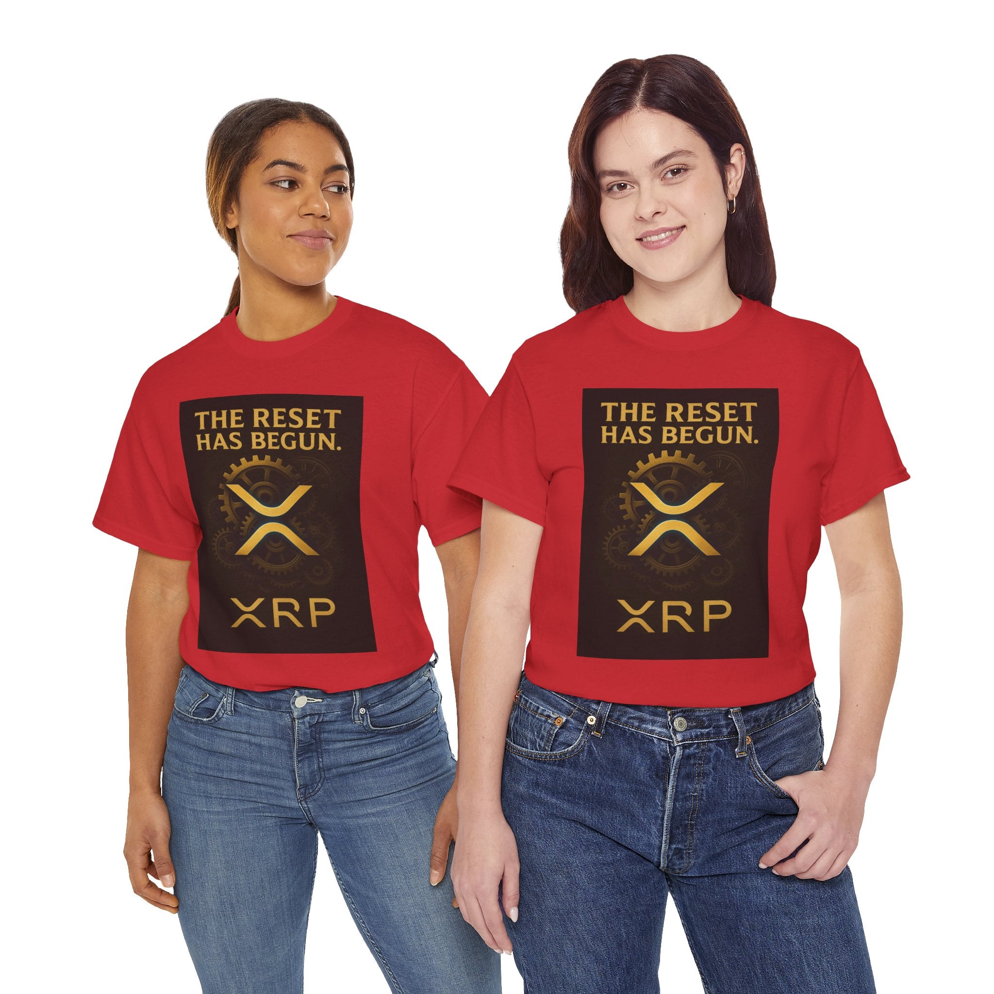 XRP Crypto Tee — "The Reset Has Begun" Bitcoin Alternative Shirt