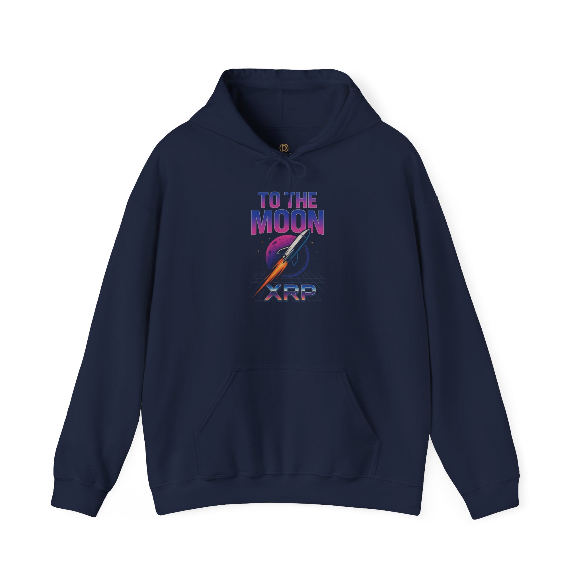 XRP To The Moon Hoodie – Crypto Investor Sweatshirt