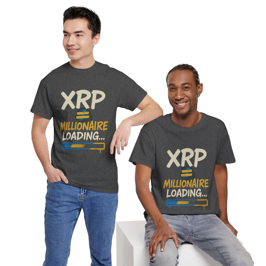 XRP Millionaire Loading T-Shirt — Crypto Investor Progress Tee